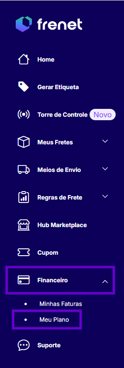 Saiba como ativar o pagamento recorrente do seu plano Frenet 1 financeiro e meu plano